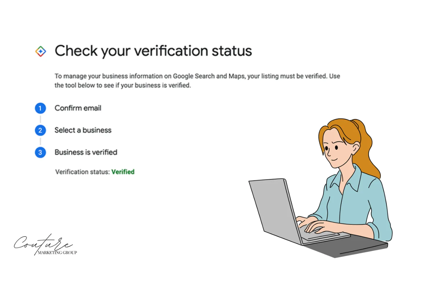 How Couture Marketing Group Helps You Navigate Google Business Profile Verification in 2025